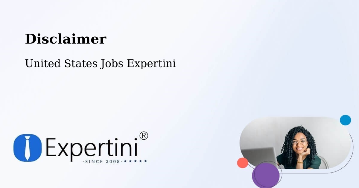 Disclaimer – Georgetown - United States Jobs Expertini