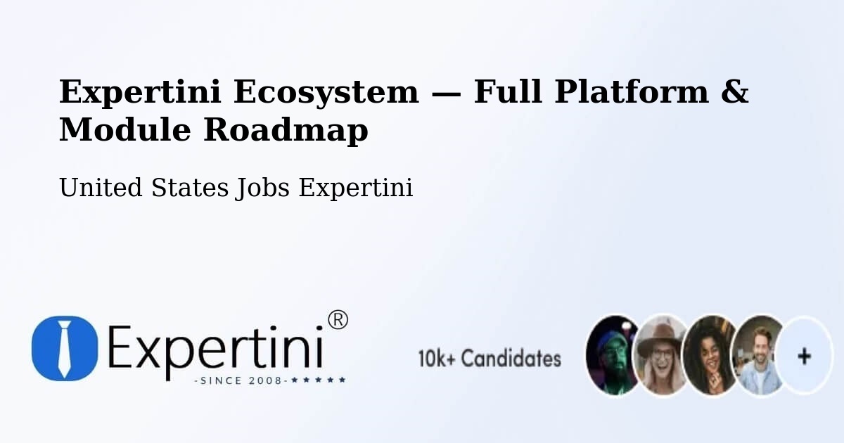 Expertini Ecosystem — Full Platform & Module Roadmap – Georgetown